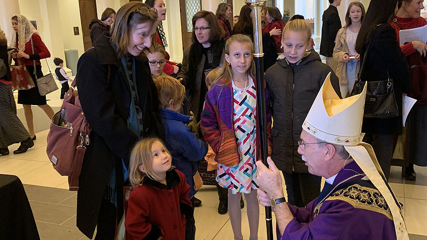 Families celebrate annual Homeschool Mass