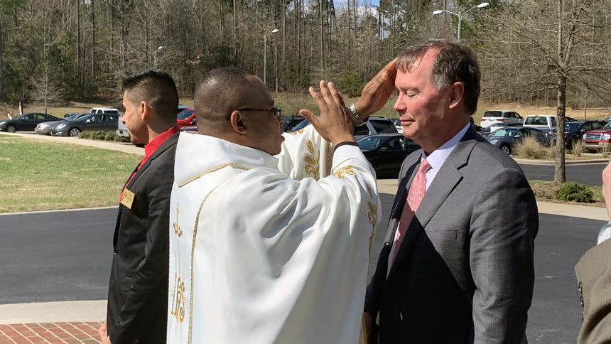 Bishop Zarama ordains C.I.C.M. priest