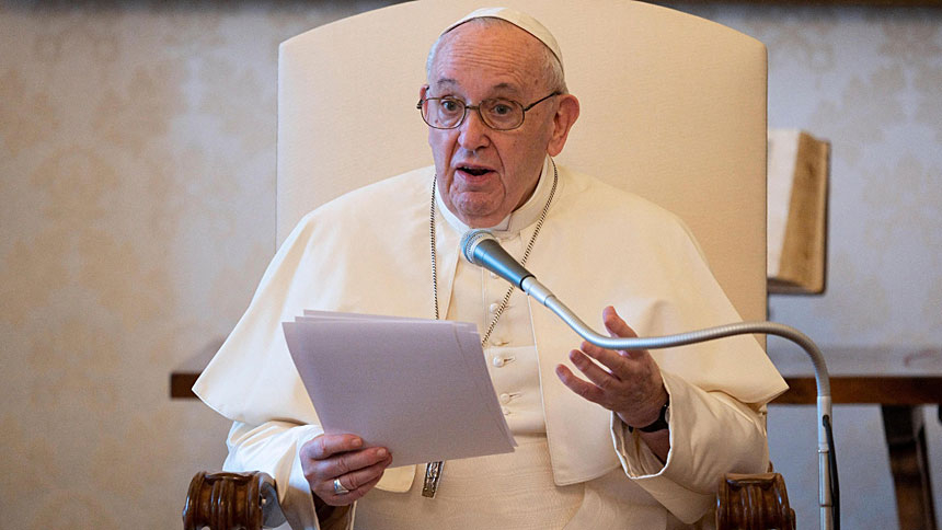 Pandemic has revealed how often human dignity is ignored, pope says