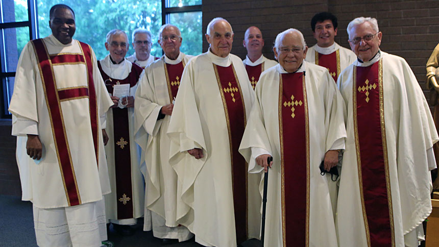 Mass honors 60 years for Monsignor Jerry Lewis