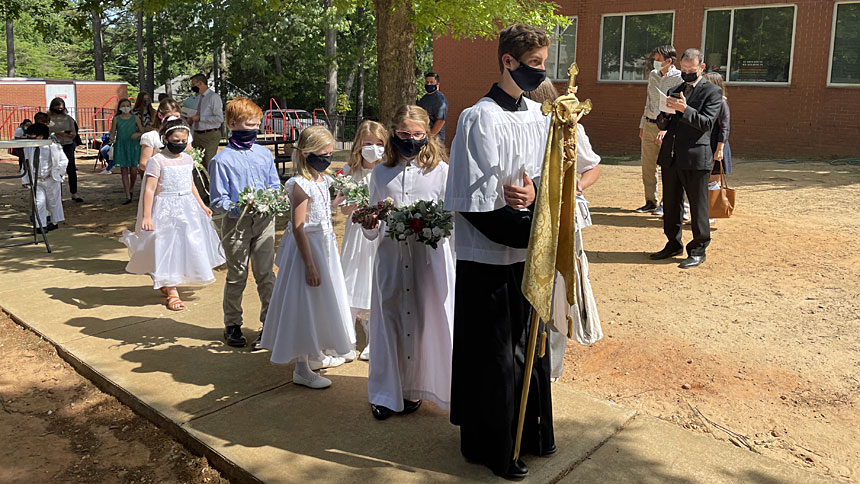 May Crowning, Our Lady of Lourdes Parish, Raleigh, NC