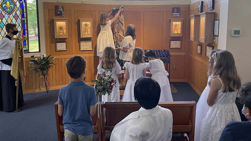 May Crowning, Our Lady of Lourdes Parish, Raleigh, NC