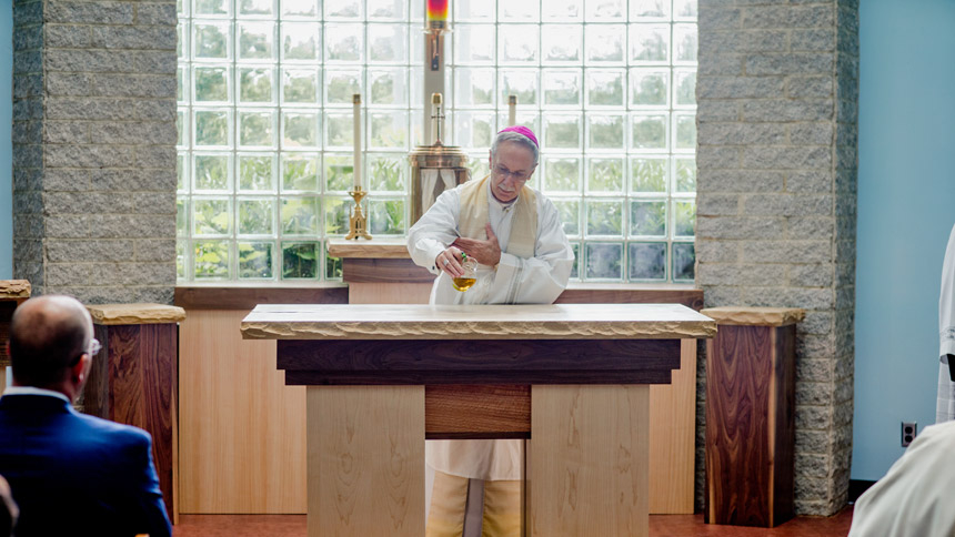 CGHS Queen of All Saints Chapel: Solemn blessings for new altar