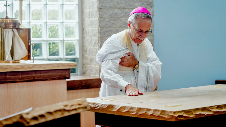 CGHS Queen of All Saints Chapel: Solemn blessings for new altar