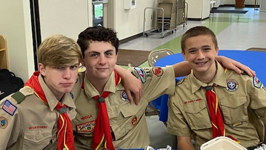 Catholic scouts begin new tradition