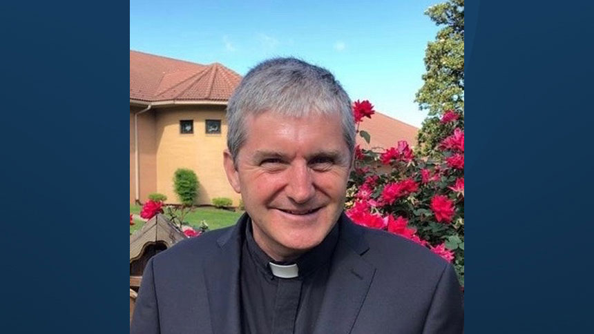 Father Peter Devereux, pastor of St. Joseph Church, Raleigh