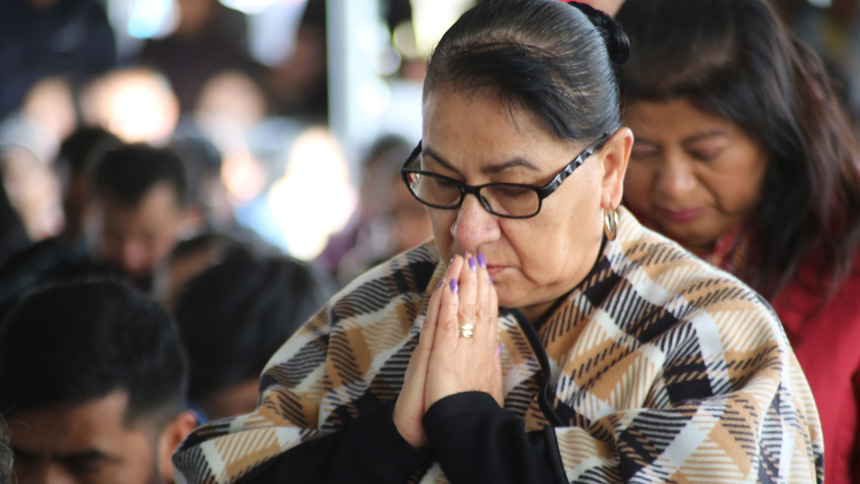 New land blessed; St. Andrew in Red Springs to build new church