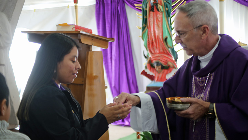 New land blessed; St. Andrew in Red Springs to build new church