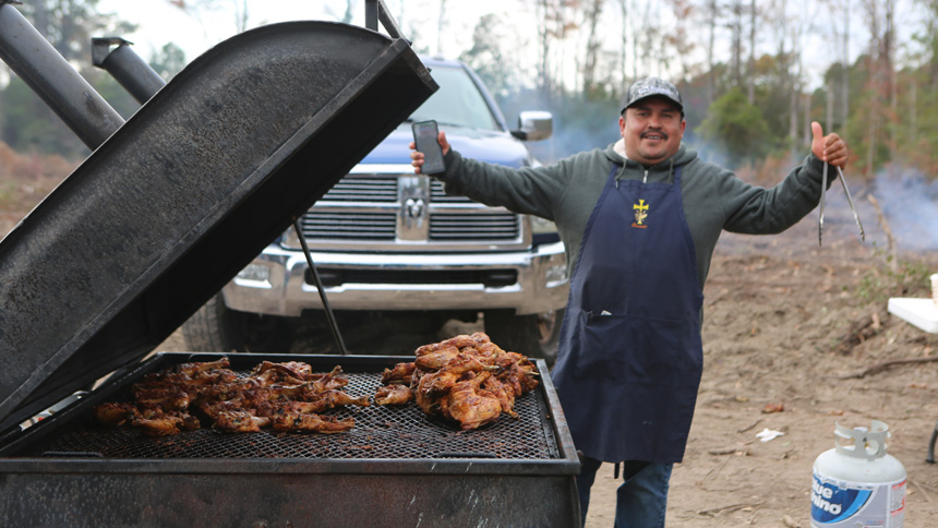 New land blessed; St. Andrew in Red Springs to build new church