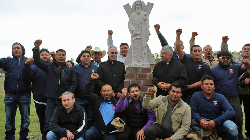 New land blessed; St. Andrew in Red Springs to build new church