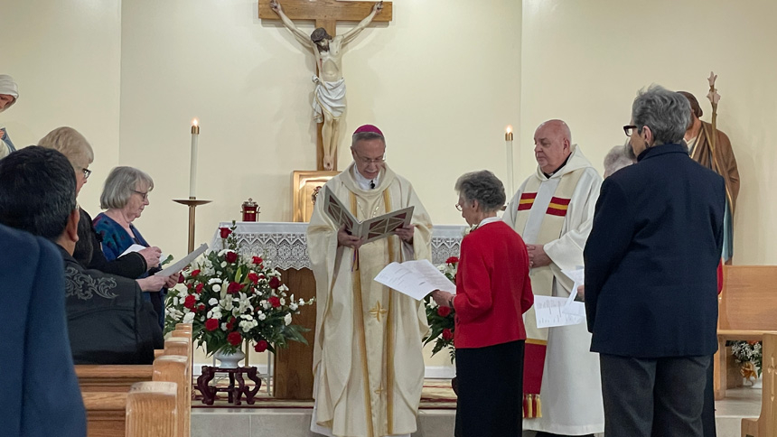 Sister Maxine honored for 75 years