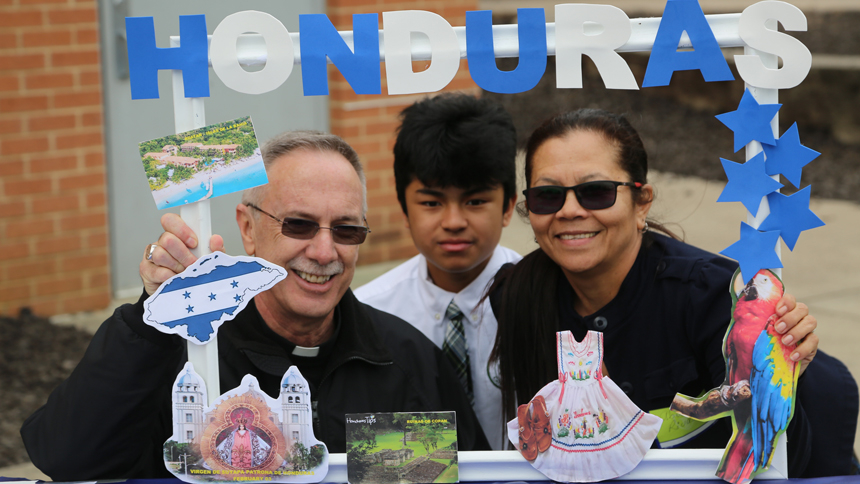 Bishop Zarama celebrates multicultural Mass at St. Thomas More School