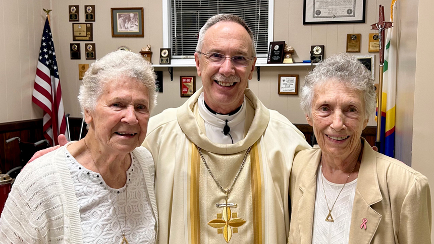 Bishop celebrates Holy Thursday Mass at Immaculate Conception, Clinton