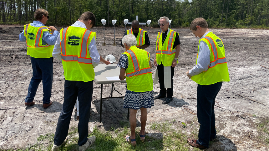 All Saints Parish breaks ground for new church building