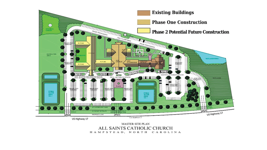 All Saints Parish breaks ground for new church building