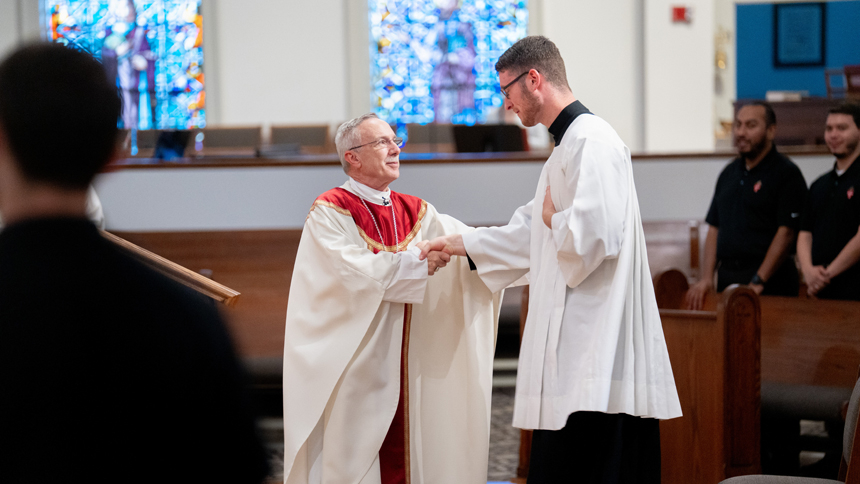 Seminarians convene for Mass of Candidacy