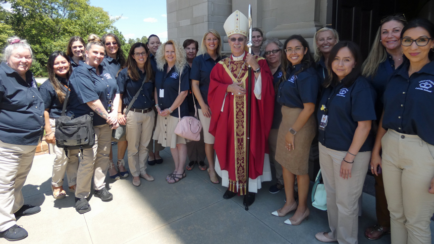 Bishop blesses, inspires Catholic educators at Mass to kick-off new school year