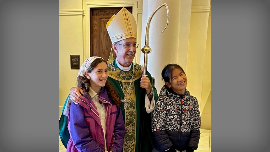 Bishop celebrates annual Mass with homeschool community