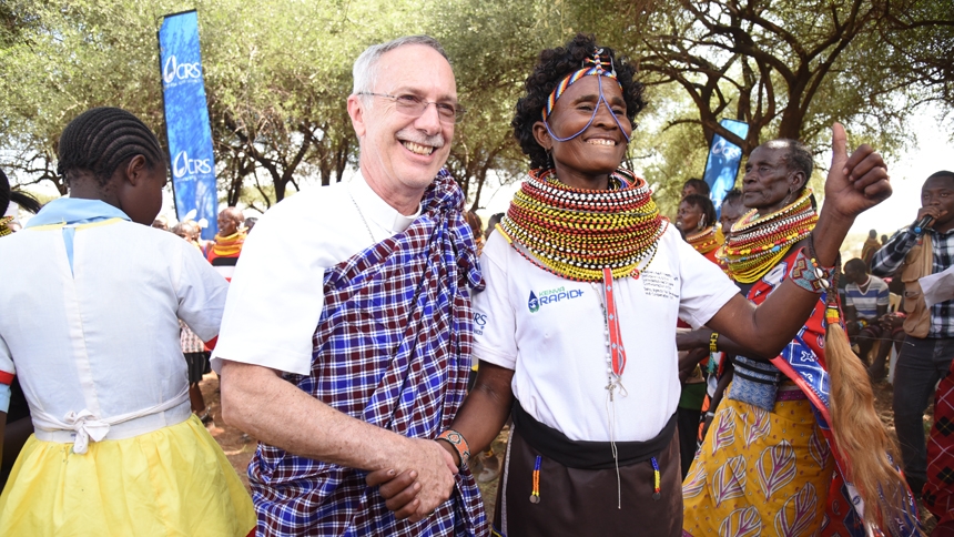 Bishop visits Kenya with CRS