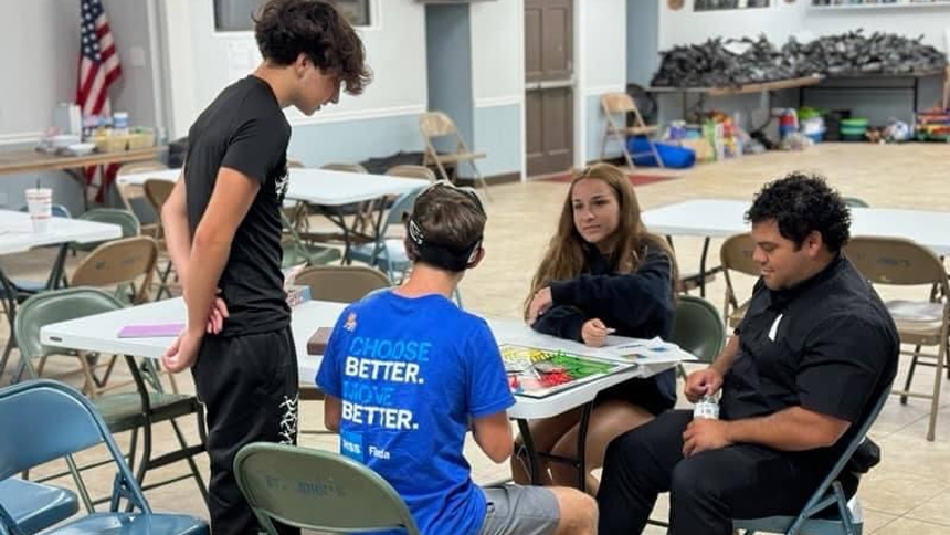 Catholic teens from NC and FL partner for service, recreation 