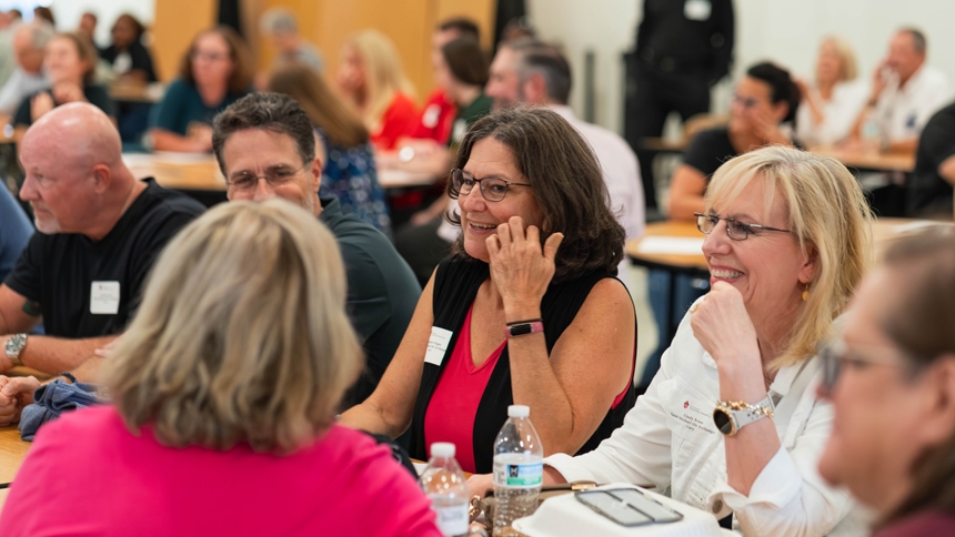 Cardinal Gibbons hosts celebration for parish council members