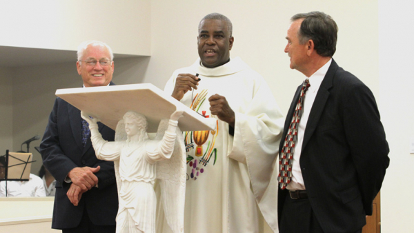 Scalabrinian Father Jacques E. Fabre, currently administrator of San Filipe de Jesus Catholic Mission in Forest Park, Ga., is seen in this undated photo. On Feb. 22, 2022, Pope Francis named named Father Fabre to succeed Bishop Robert E. Guglielmone of Charleston, S.C., whose resignation the pope accepted the same day. (CNS photo/Michael Alexander, The Georgia Bulletin)