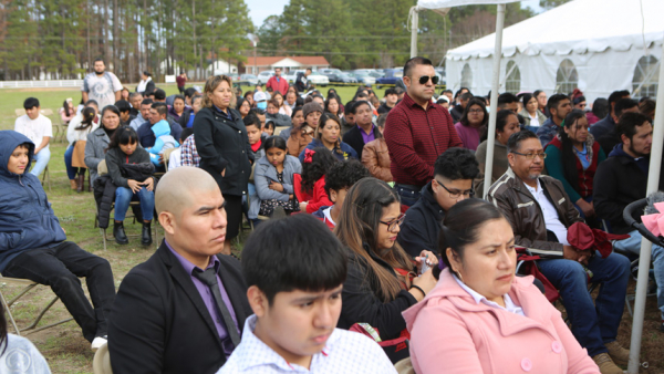 New land blessed; St. Andrew in Red Springs to build new church