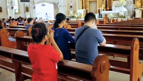 One man risks life to save Eucharist and 1,000 relics during typhoon